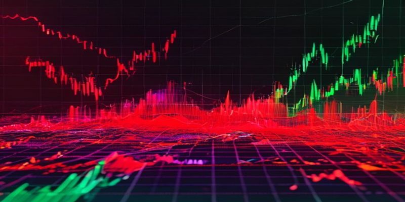 funding rate heatmap grid showing red and green cells for various crypto pairs
